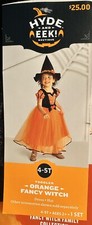 Hyde & Eek  Fancy Witch Halloween Costume Dress only No Hat Toddler 4/5T
