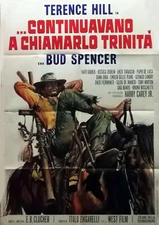 ...CONTINUAVANO A CHIAMARLO TRINITA'  MANIFESTO ORIGINALE 2F