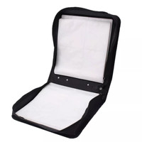 520 Disc CD/DVD Wallet Binder Book Sleeves Disc Storage Bag Carrying Case Black 12