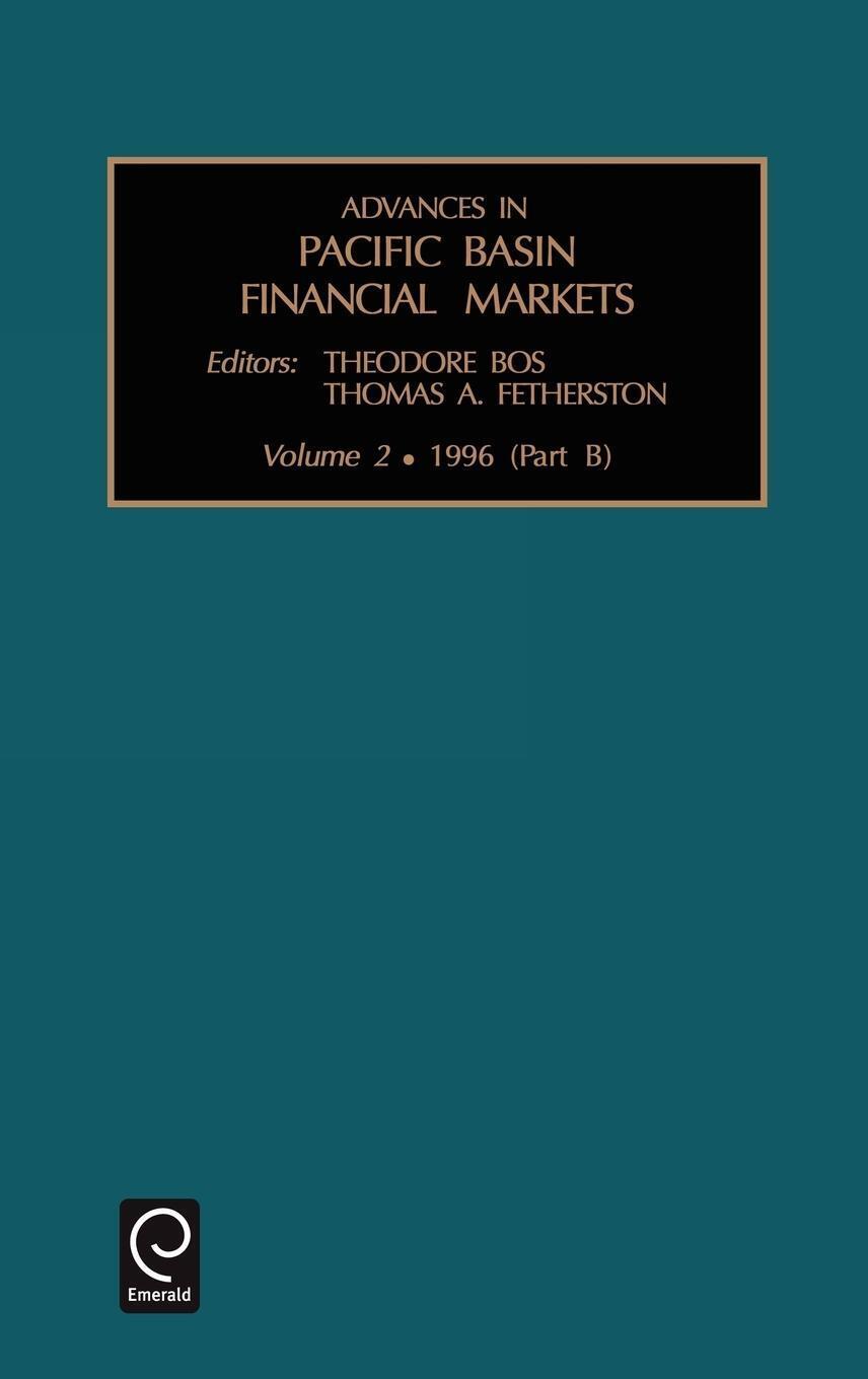 Thumbnail - Tom Fetherstone | Advances In Pacific Basin Financial Markets | Buch |