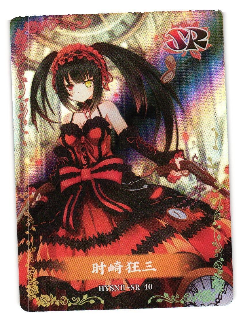 Tokisaki Kurumi SR HYSNII-SR-40 Flower Girl Goddess Story Anime