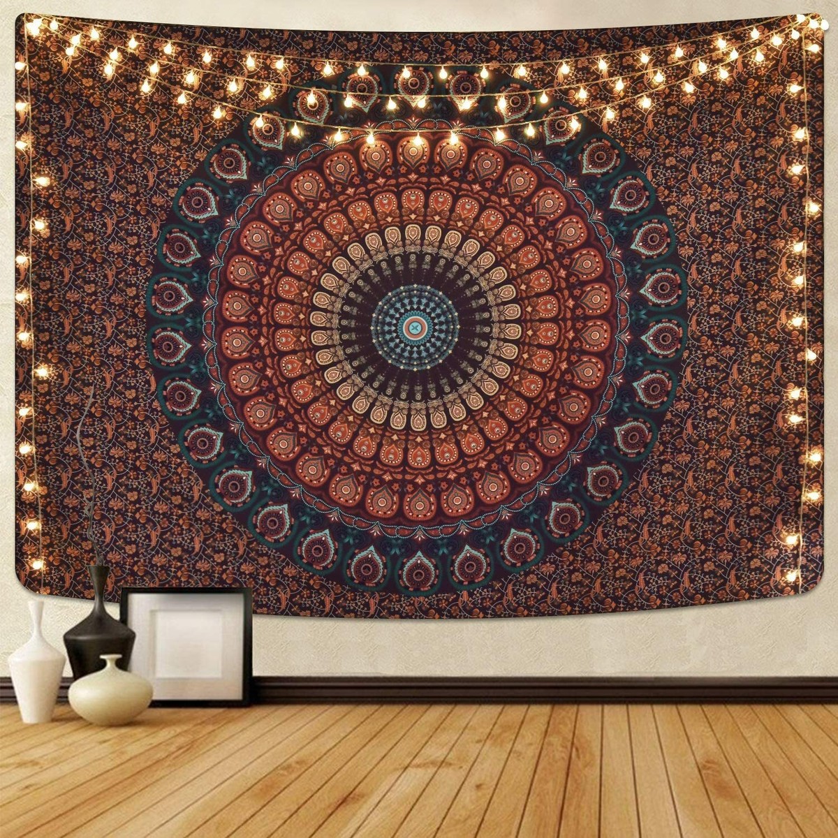 Bohemian Mandala Tapestry Hippie Tapestries Psychedelic Peacock Boho  Tapestry