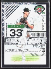2024 Panini Prospect Edition Drew Thorpe Black Velocity Holo #174 SN White Sox