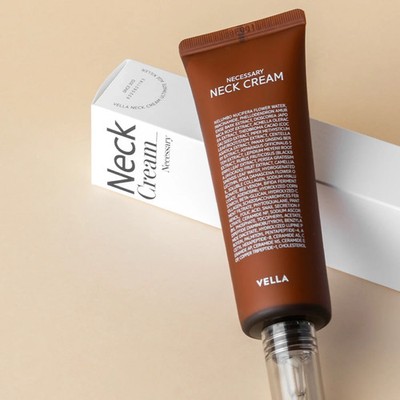 VELLA Ultimate Neck Cream   Peptide Firming & Hydrating Anti-Aging Treatment