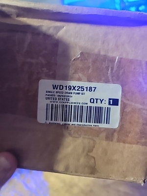 #ad #ad OEM WD19X25187 GE Dishwasher Drain Pump Kit FACTORY WD19X25180 $79.99