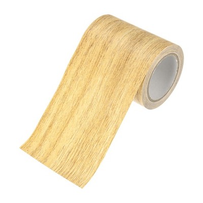 1-Roll 2.24''x15ft Self-Adhesive Wood Floor Tape for Furniture, Golden Camel Oak