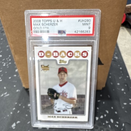 Max Scherzer [Gold Foil] #UH280 2008 Topps Update & Highlights card