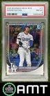 Shohei Ohtani PSA 8 2025 Bowman Refractor Mega Los Angeles Dodgers #17 4828