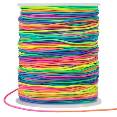 Vivifying 100 m Armband Schnur, 1 mm elastisch für 100 m, mehrfarbig