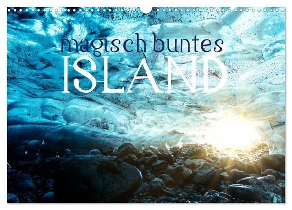 "Calendar 2027 · US Version · Magical Colorful Iceland (Wall Calendar 2027 17\" ×"-image