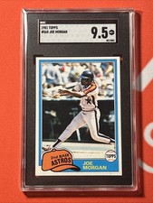1981 Topps #560 Joe Morgan 💎 SGC 9.5 MINT+ 💎 Astros Reds HOF 🔥 Low Pop Count