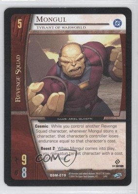 2004 VS System DC Superman - Man of Steel 1st Edition Mongul #DSM-079