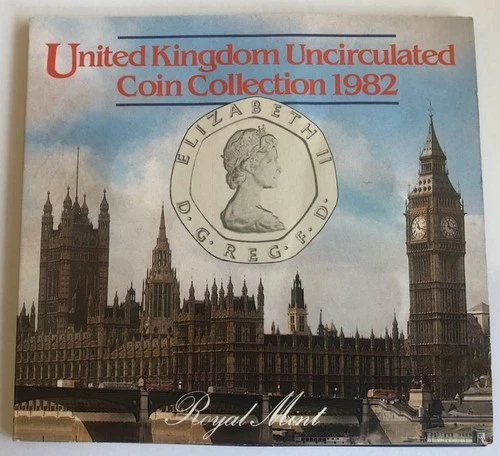 1982 BRILLIANT UNCIRCULATED Royal Mint year Set UNITED KINGDOM.