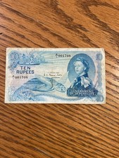 Seychelles 10 Rupees Jan 1968
