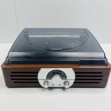 Tocadiscos retro de 3 velocidades Thomson T-38 radio AM/FM funcionando