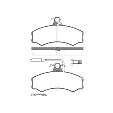 Plaquette de frein Fiat 130