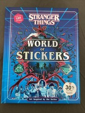 Stranger Things World Of Stickers Book BRAND NEW!