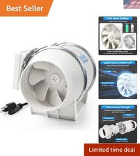 4 Inch Duct Fan 280 CFM Inline Ventilation Exhaust Fan
