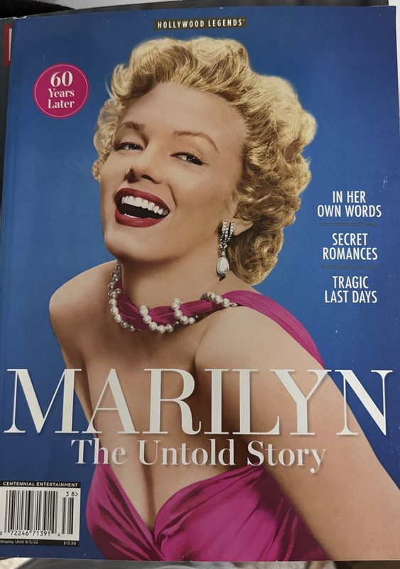 DISCONTINUED HOLLYWOOD LEGENDS MAGAZINE MARILYN MONROE THE UNTOLD STORY SPECIAL