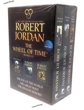 Wheel of Time Paperback Boxed Set ~  Books 1 - 3 ~ Robert Jordan SEALED BOX SET