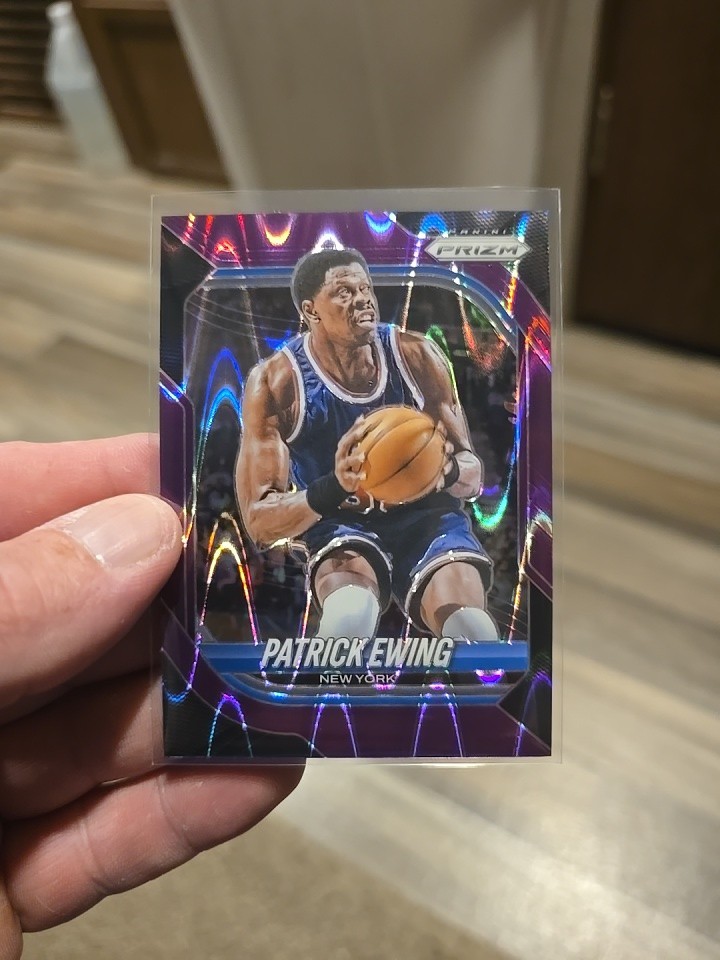 2025-26 Prizm Patrick Ewing purple seismic #/149 #150