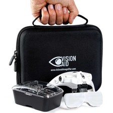 Vision Aid Magnifying Glasses with LED Light,...