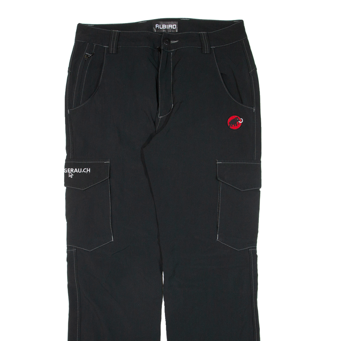 MAMMUT Cargo Womens Trousers Black Regular Straight W30 L28 - Picture 1 of 24