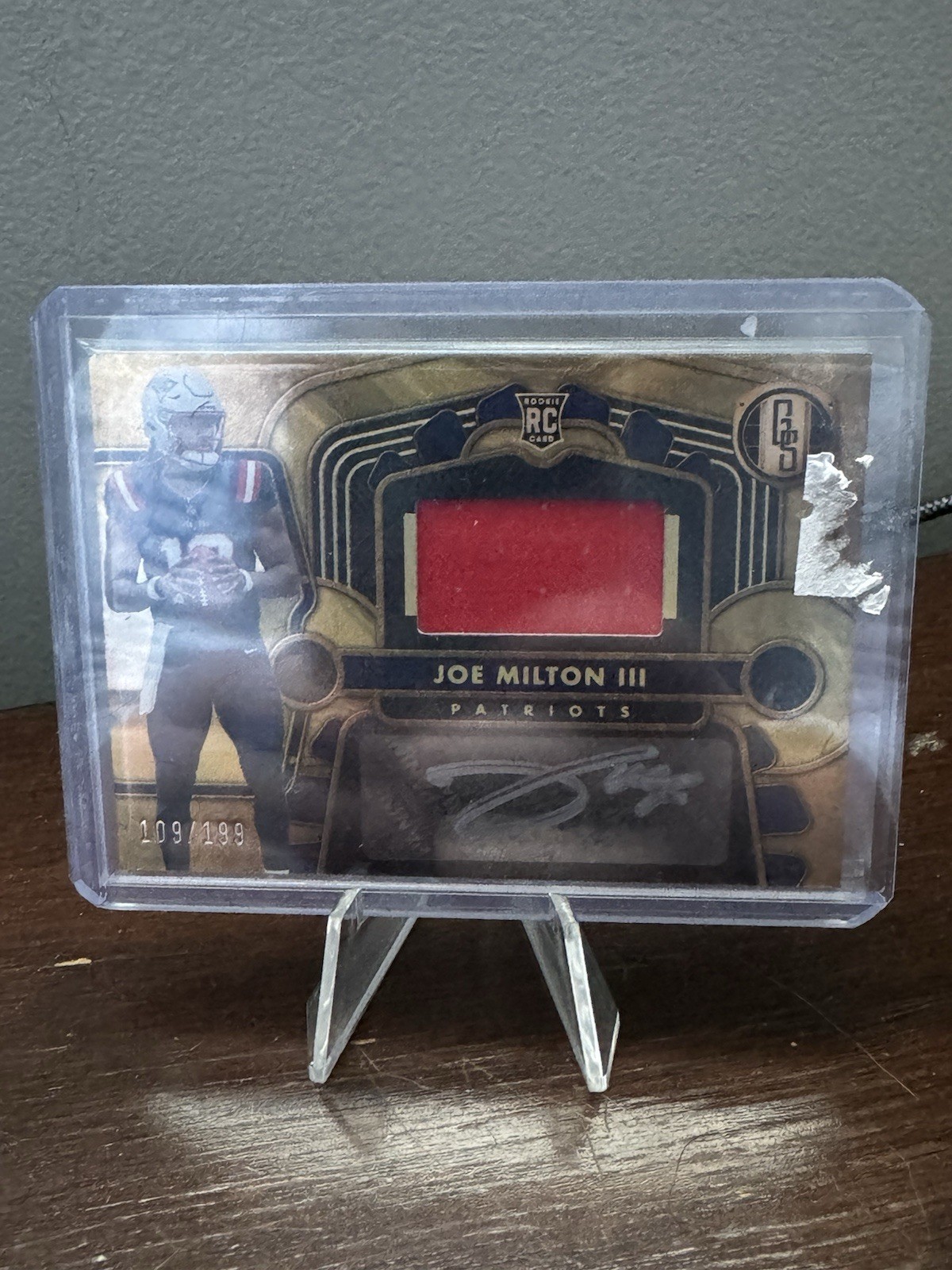 2024 Panini Gold Standard - Rookie Jersey Autographs Joe Milton III #205 /199