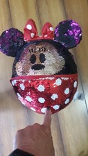 Disney Parks Minnie Mouse Sequin Pillow Plush Toy Kid