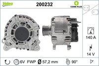 Valeo Lichtmaschine Generator 140 A 14 V FüR Vw Passat Alltrack 2.0 Tdi Tiguan