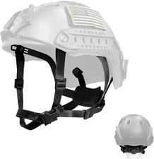 Tactical Helmet Chin Strap Adjustable Dial 4 Points Suspension System with Bolts