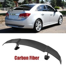 For Chevrolet Cruze Rear Trunk Wing Racing Spoiler Gloss Carbon Black Abs For Chevrolet Cruze Rear Trunk Wing Racing Spoiler Gloss Carbon Black Abs