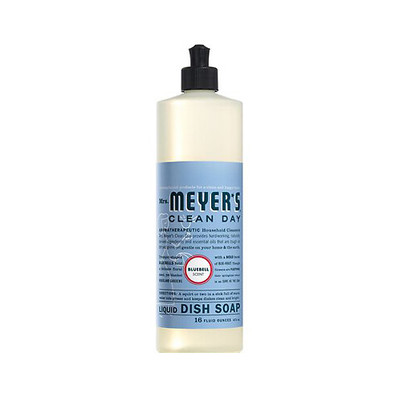 Mrs. Meyer's Clean Day 17481 Dishwashing Liquid, Blue Bell, 16 oz. - Quantity 6
