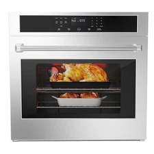 4.8 Cu.Ft. Electric Convection Wall Oven with Broil Bake Roast, 3800W Built-In 