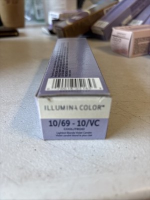 Wella Professionals Illumina Permanent Hair Color - 10/69 Lightest Violet Cendre
