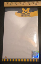 Michigan Wolverines 5" x 8" Memo Note Pad - 2 Pads elegant fan's desk item NEW