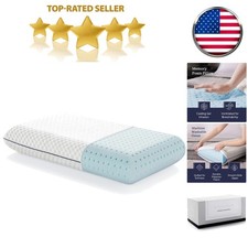 Cooling Gel Memory Foam Pillow - Queen Size - Neck Support