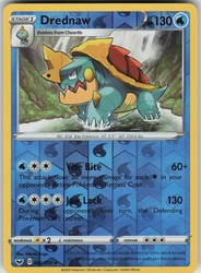 Drednaw 061/202 Reverse Holo Rare Sword & Shield Base Set