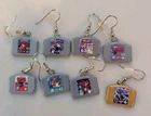 N64 Game Cartridge Earrings Custom Made