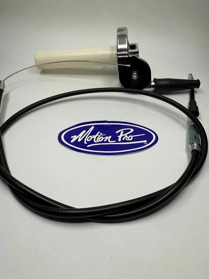 Gunnar Gasser Style Twist Throttle Assembly & Cable Honda Elsinore CR125M CR250M - Image 2 of 4
