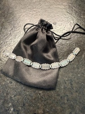 STERLING SILVER FORGET ME NOT BRACELET! 