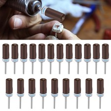21Pcs Sanding Drum Kit 1/8" Mandrel 180-1000 Grit for Drill  Dremel Rotary Tool