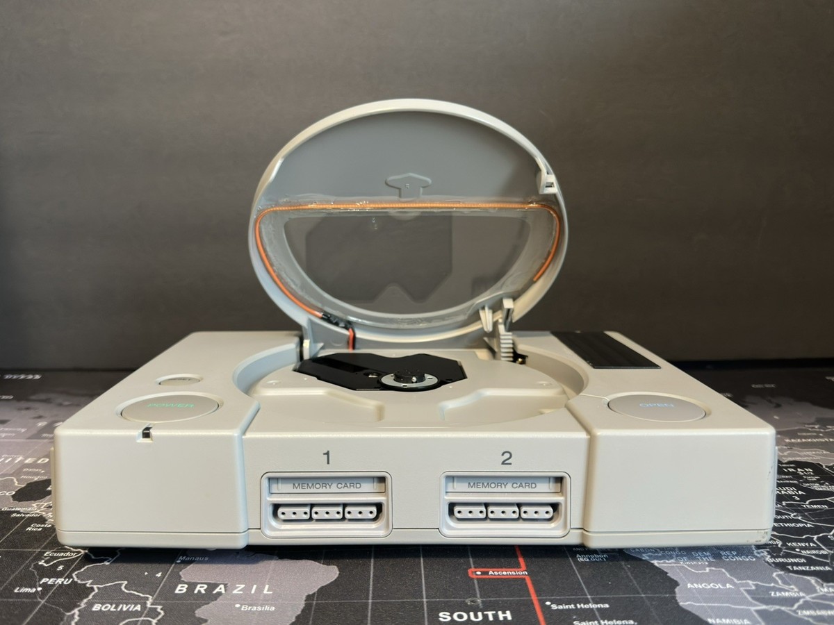 SONY PLAYSTATION 1/SCPH-1001 PSX AUDIOPHILE/VU METER/LED RING