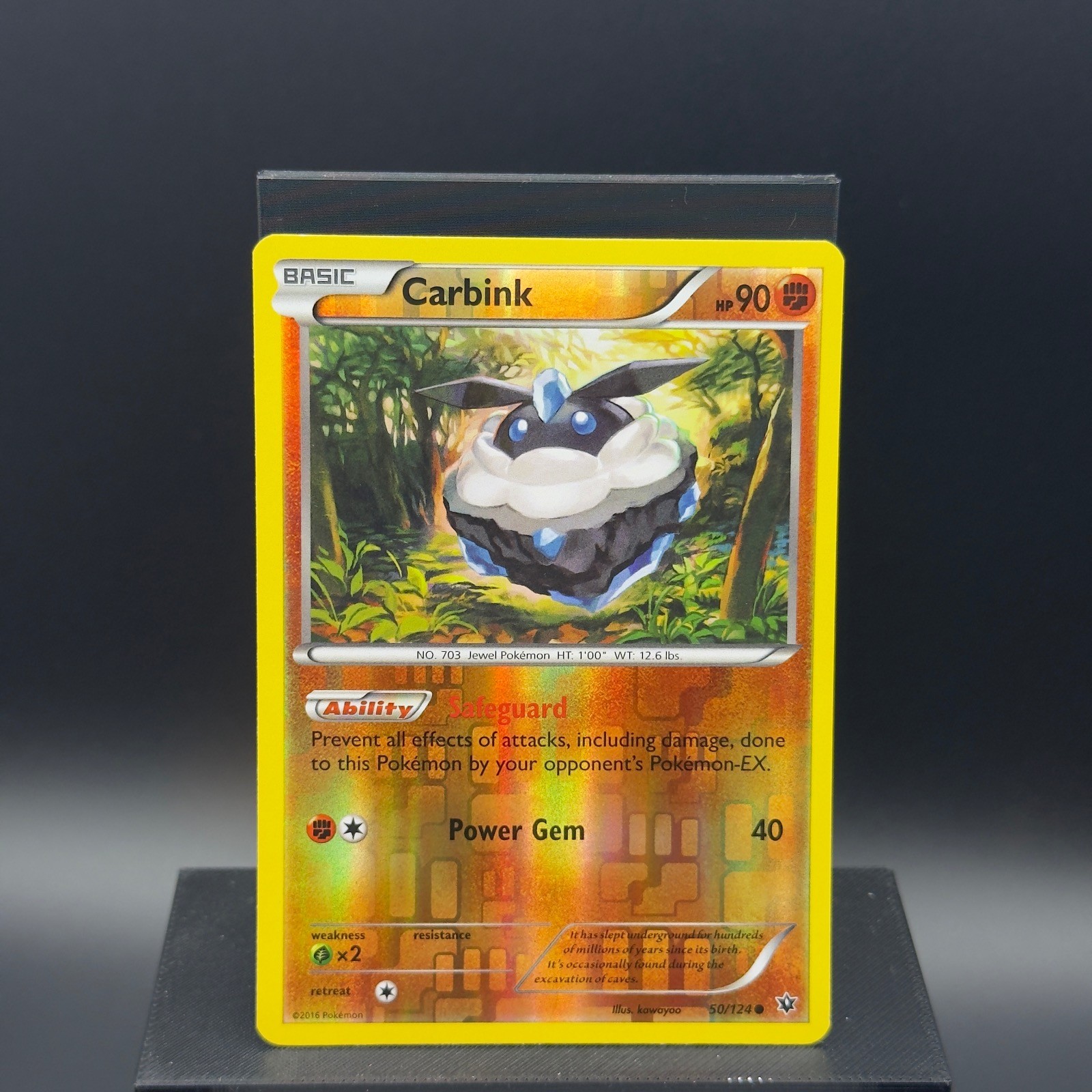 Carbink 50/124 Common Fates Collide Pokemon Reverse Holo NM kawayoo