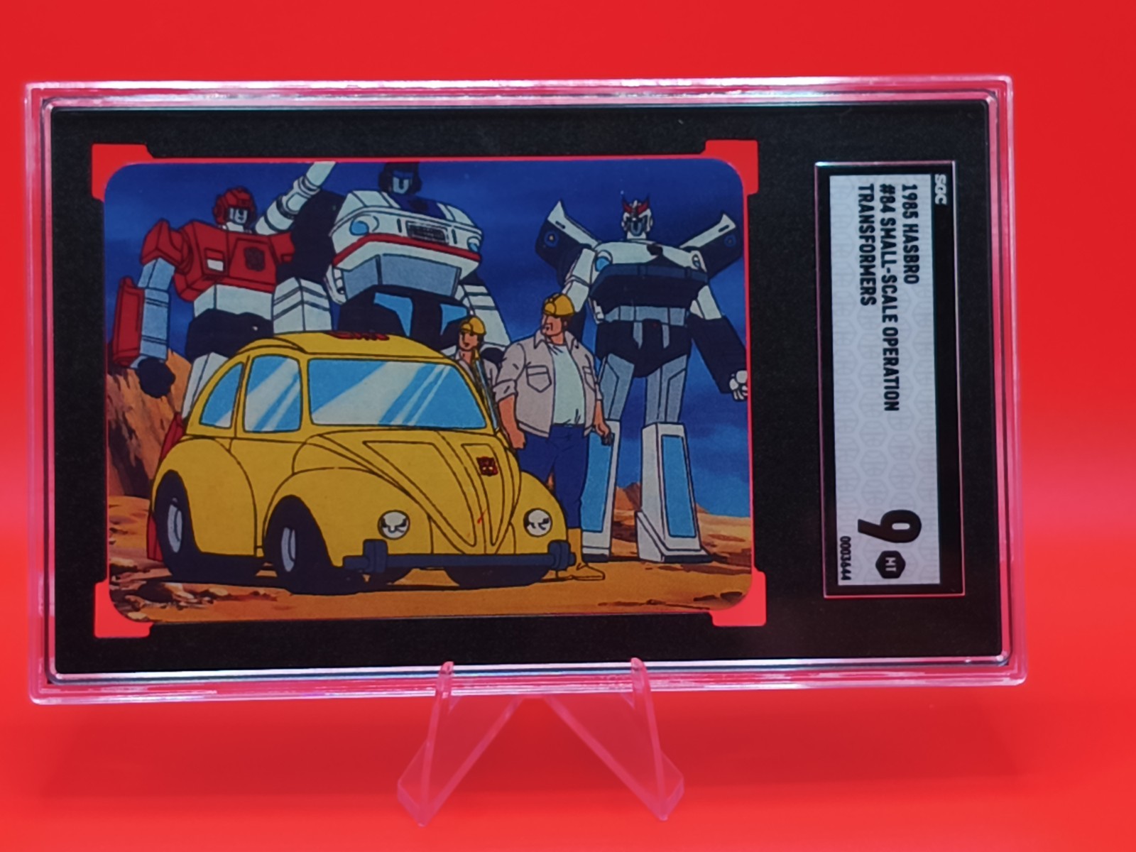 1985 Hasbro Transformers #84 small-scale  operation transformers bumblebee Sgc 9