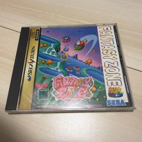 FANTASY ZONE (Sega Saturn) - With Obi Strip And Postcard.