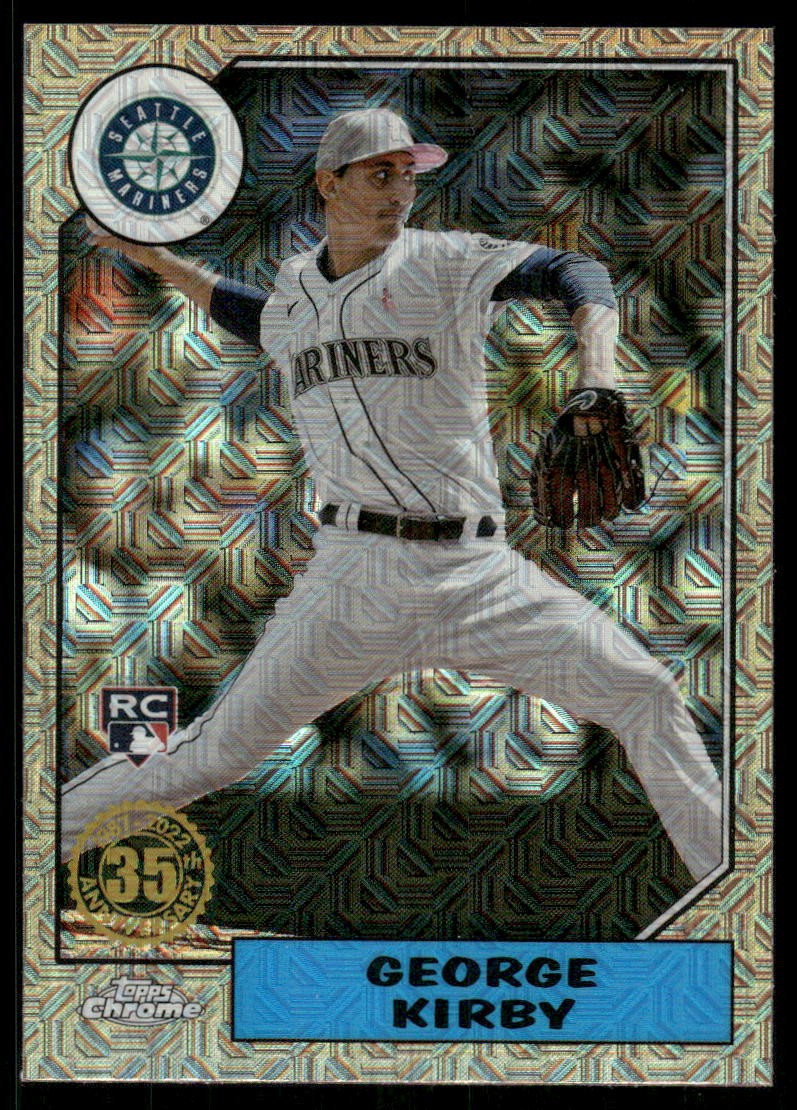 2022 Topps Update '87 Topps Silver Pack Chrome #T87C45 George Kirby - BB