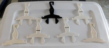 VINTAGE 60s BARBIE DOLL 7 FASHION PAK CLOTHES HANGERS LOT FASHIONS KEN FRANCIE