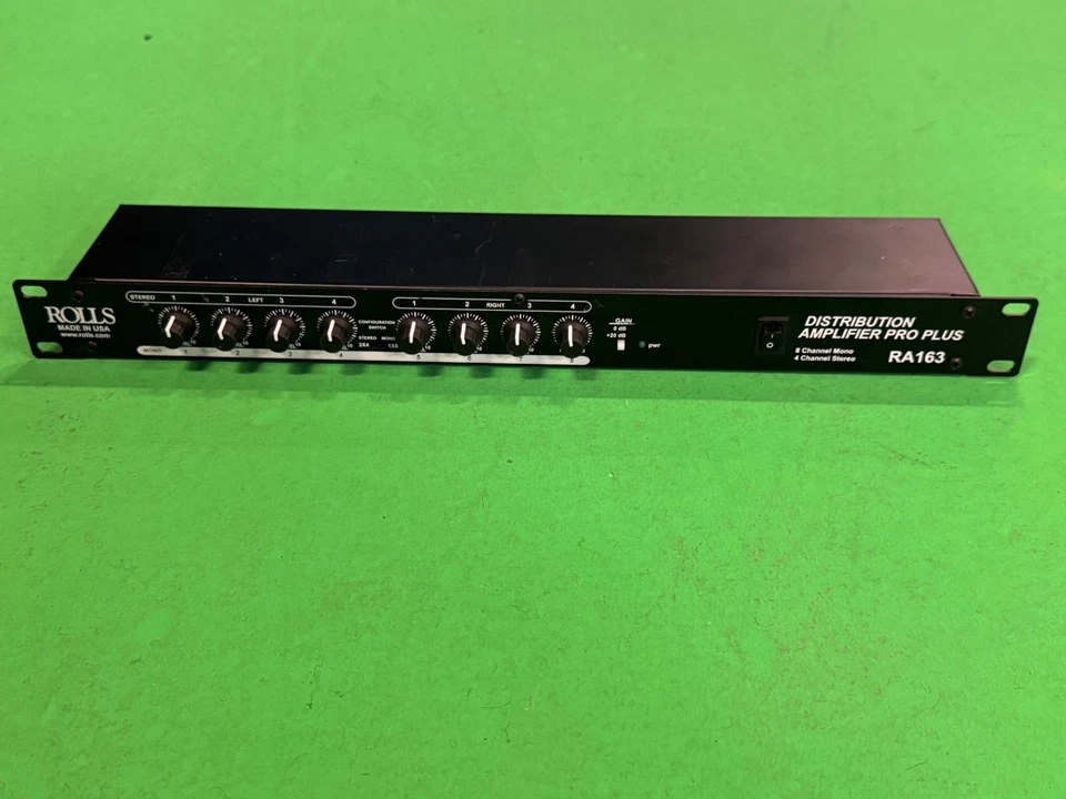 Rolls RA 163 Audio Distribution Verstärker Top Zustand