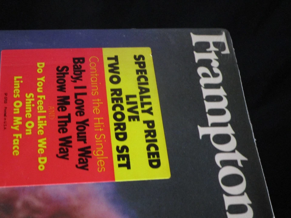 Peter Frampton Frampton Comes Alive! Sealed Vinyl Records LP USA 1976 Orig Hype  - Image 3 of 4